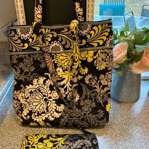 Vera Bradley tote and clutch